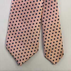 DOLCEPUNTA Pink Navy Floral Silk Tie